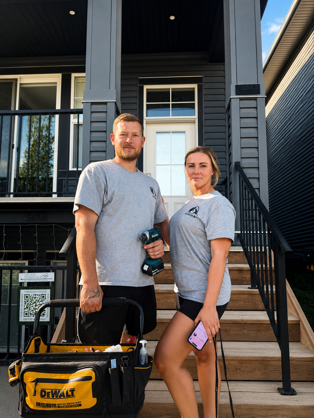 Artem and Kseniya — your Handy Calgary team